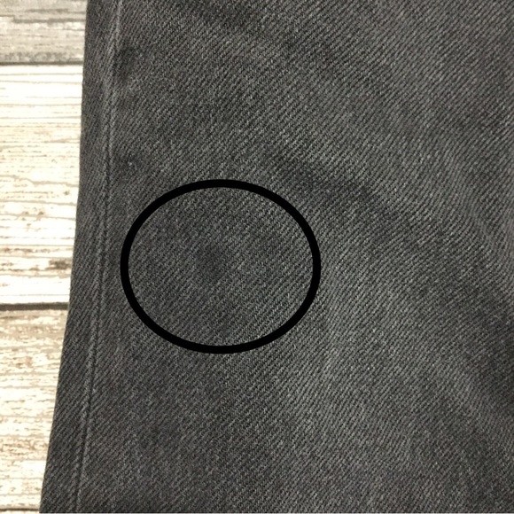 Maison Margiela MM6 Straight Button Fly Jeans Women’s 42 Gray Raw Hem Romania - Picture 9 of 15